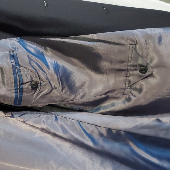 Oscar De La Renta Components Men’s Suit Jacket​ 100% Wool Black Size 40 S - Picture 9 of 14